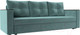Миниатюра изображения товара Диван Лига Диванов Атланта без стола (велюр бирюзовый)