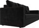 Миниатюра изображения товара Диван Лига Диванов Атланта без стола (велюр черный)