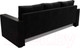 Миниатюра изображения товара Диван Лига Диванов Атланта без стола (велюр черный)