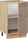 Миниатюра изображения товара Шкаф-стол кухонный ТриЯ Весна 1Н5 (дуб крафт золотой/кофе с молоком)