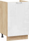 Миниатюра изображения товара Шкаф под мойку ТриЯ Весна 1Н5М (дуб крафт золотой/белый глянец)