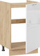 Миниатюра изображения товара Шкаф под мойку ТриЯ Весна 1Н5М (дуб крафт золотой/белый глянец)