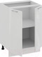 Миниатюра изображения товара Шкаф-стол кухонный ТриЯ Весна 1Н6 (белый/белый глянец)