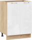 Миниатюра изображения товара Шкаф-стол кухонный ТриЯ Весна 1Н6 (дуб крафт золотой/белый глянец)
