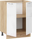 Миниатюра изображения товара Шкаф-стол кухонный ТриЯ Весна 1Н6 (дуб крафт золотой/белый глянец)