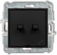 Миниатюра изображения товара Выключатель Karlik В американском стиле 12MWPUS-33 (черный матовый)