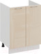 Миниатюра изображения товара Шкаф под мойку ТриЯ Весна 1Н6М (белый/ваниль глянец)