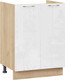Миниатюра изображения товара Шкаф под мойку ТриЯ Весна 1Н6М (дуб крафт золотой/белый глянец)