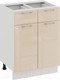Миниатюра изображения товара Шкаф-стол кухонный ТриЯ Весна 1Н6Я1 (белый/ваниль глянец)