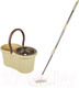 Миниатюра изображения товара Набор для уборки Laima Tone Mop / 607488 (бежевый)