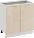 Миниатюра изображения товара Шкаф-стол кухонный ТриЯ Весна 1Н8 (белый/ваниль глянец)