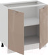 Миниатюра изображения товара Шкаф-стол кухонный ТриЯ Весна 1Н8 (белый/кофе с молоком)