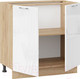 Миниатюра изображения товара Шкаф-стол кухонный ТриЯ Весна 1Н8 (дуб крафт золотой/белый глянец)
