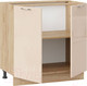 Миниатюра изображения товара Шкаф-стол кухонный ТриЯ Весна 1Н8 (дуб крафт золотой/ваниль глянец)