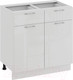 Миниатюра изображения товара Шкаф-стол кухонный ТриЯ Весна 1Н8Я1 (белый/белый глянец)