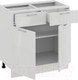 Миниатюра изображения товара Шкаф-стол кухонный ТриЯ Весна 1Н8Я1 (белый/белый глянец)