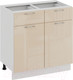 Миниатюра изображения товара Шкаф-стол кухонный ТриЯ Весна 1Н8Я1 (белый/ваниль глянец)