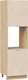 Миниатюра изображения товара Шкаф-пенал кухонный ТриЯ Весна 1П6 (дуб крафт золотой/ваниль глянец)