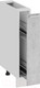 Миниатюра изображения товара Шкаф карго ТриЯ Гранита 1Н15К (белый/бетон снежный)