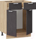 Миниатюра изображения товара Шкаф-стол кухонный ТриЯ Гранита 1Н6Я1 (дуб крафт золотой/бетон графит)