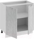 Миниатюра изображения товара Шкаф-стол кухонный ТриЯ Гранита 1Н8 (белый/бетон снежный)
