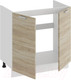 Миниатюра изображения товара Шкаф под мойку ТриЯ Гранита 1Н8М (белый/дуб сонома)