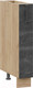 Миниатюра изображения товара Шкаф карго ТриЯ Детройт 1Н15К (дуб крафт золотой/угольный камень)