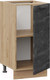 Миниатюра изображения товара Шкаф-стол кухонный ТриЯ Детройт 1Н4 (дуб крафт золотой/угольный камень)