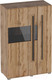 Миниатюра изображения товара Шкаф с витриной Мебельград Ницца 2 дв (дуб вотан)