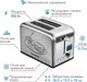 Миниатюра изображения товара Тостер Endever Skyline ST-143 (серый)