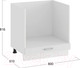 Миниатюра изображения товара Шкаф под духовку ТриЯ Долорес 1Н6Б (белый/сноу)