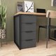 Миниатюра изображения товара Письменный стол Crafto Кихот Лофт 02 120x60x75 (графит/дуб)