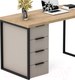 Миниатюра изображения товара Письменный стол Crafto Кихот Лофт 03 120x60x75 (латте/дуб)