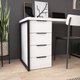 Миниатюра изображения товара Письменный стол Crafto Кихот Лофт 05 120x60x75 (белый/черный)