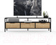 Миниатюра изображения товара Тумба Crafto Фрида 10 154x40x47 (графит/дуб)