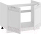 Миниатюра изображения товара Шкаф под мойку ТриЯ Долорес 1Н8М (белый/сноу)
