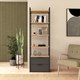 Миниатюра изображения товара Стеллаж Crafto Квентин Мини Лофт 05 60x32x190 (дуб/графит)