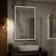 Миниатюра изображения товара Зеркало Континент Frame Black Led 70x120