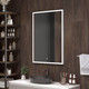 Миниатюра изображения товара Зеркало Континент Frame Silver Led 70x100