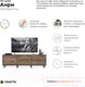 Миниатюра изображения товара Тумба Crafto Анри 08 150x38x47 (графит/вишня)
