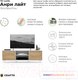 Миниатюра изображения товара Тумба Crafto Анри Лайт 02 150x38x47 (белый/дуб)