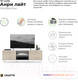 Миниатюра изображения товара Тумба Crafto Анри Лайт 03 150x38x47 (белый/каштан)