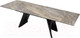 Миниатюра изображения товара Обеденный стол M-City Ivar 180 Marbles KL-80 / 626M04533 (серый мрамор/керамика)