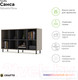 Миниатюра изображения товара Тумба Crafto Санса 05 150x40x75 (графит/латте)