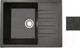 Миниатюра изображения товара Мойка кухонная со смесителем БелЭворс Vega L + смеситель W4998-3-22 (черный)
