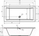 Миниатюра изображения товара Ванна акриловая Riho Lusso 180 / B026001005