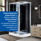 Миниатюра изображения товара Душевая кабина Saniteco SN-120BL (120x80)