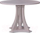 Миниатюра изображения товара Обеденный стол Dipriz Evans круглый 100x100x75 / Д.60010.2 (серый дуб)
