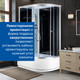 Миниатюра изображения товара Душевая кабина Saniteco SN-12080BL (120x80)
