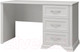 Миниатюра изображения товара Письменный стол Bravo Мебель Грация (белый/белый)